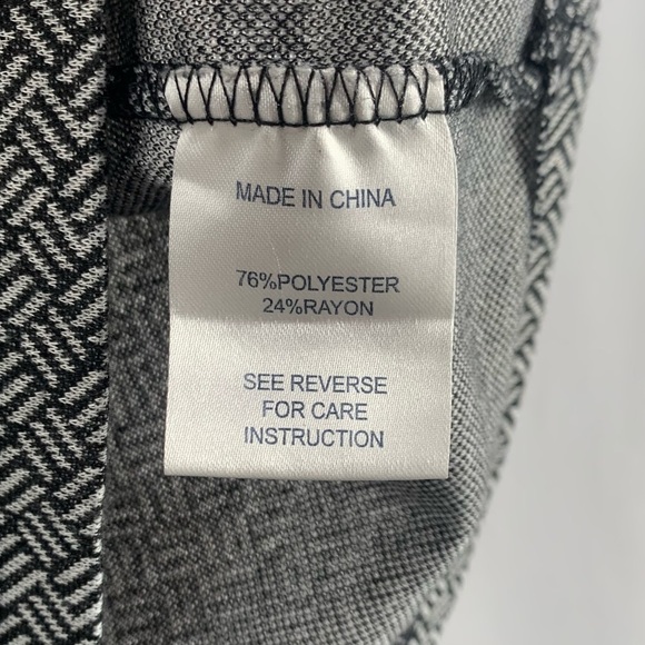 Tyler Böe Kim Cowl Neck Shift Dress in Black White Print Size Small - Picture 5 of 6